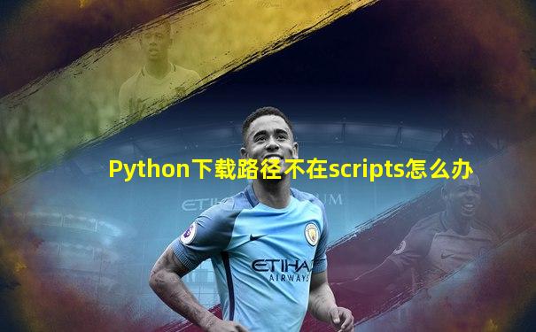 Python下载路径不在scripts怎么办